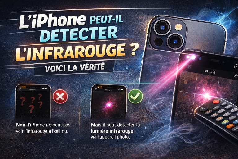 L'iPhone peut-il détecter l'infrarouge ? Voici la vérité